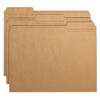 Smead Reinforced Tab Folder, Kraft, Pk50 10830